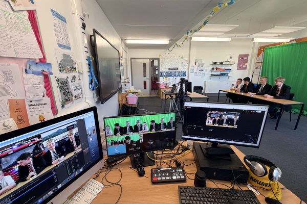 WA Radio Students Take on Live TV News Broadcasting